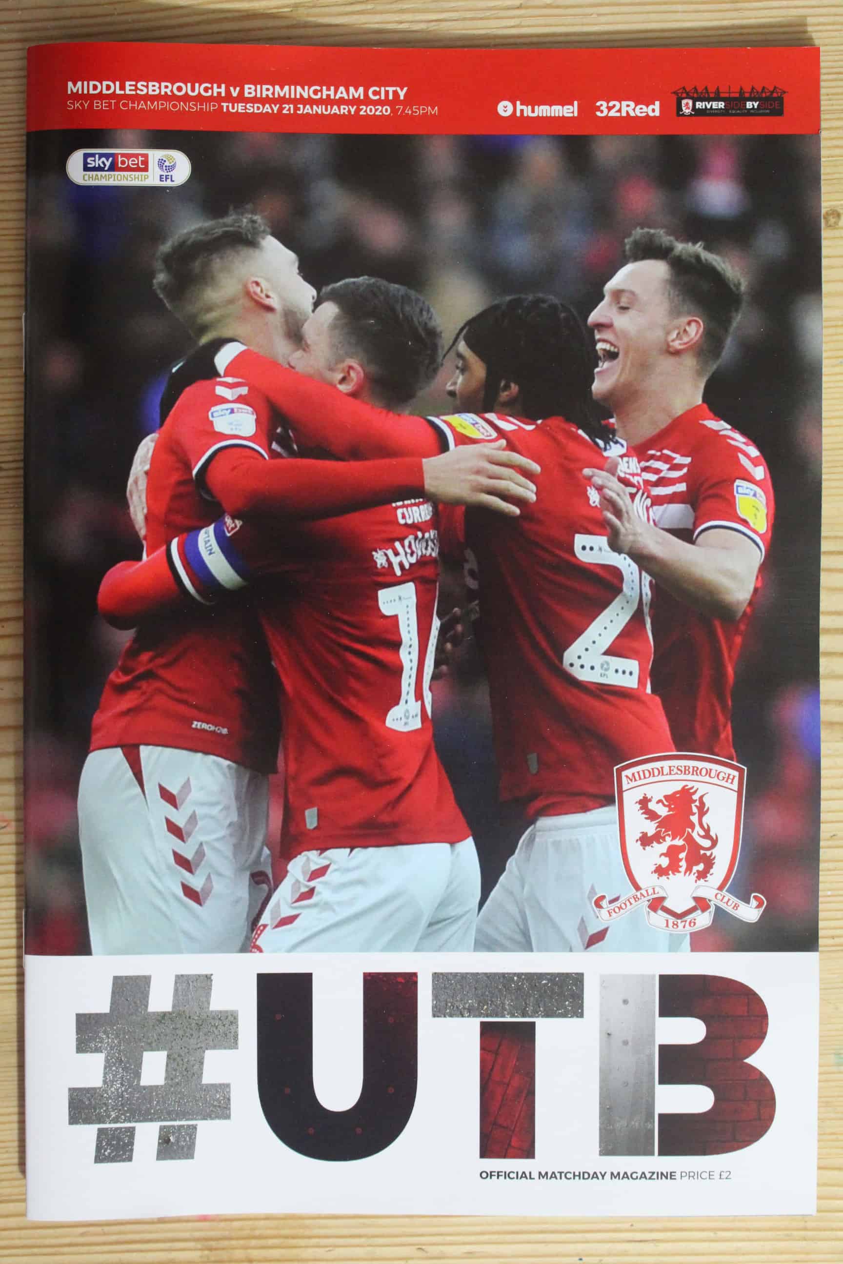 Middlesbrough FC v Birmingham City FC